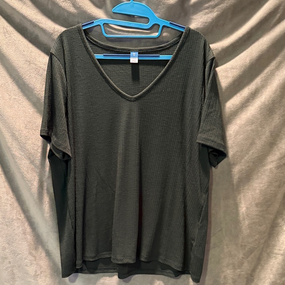 Old Navy Luxe Dark Green Knit Top